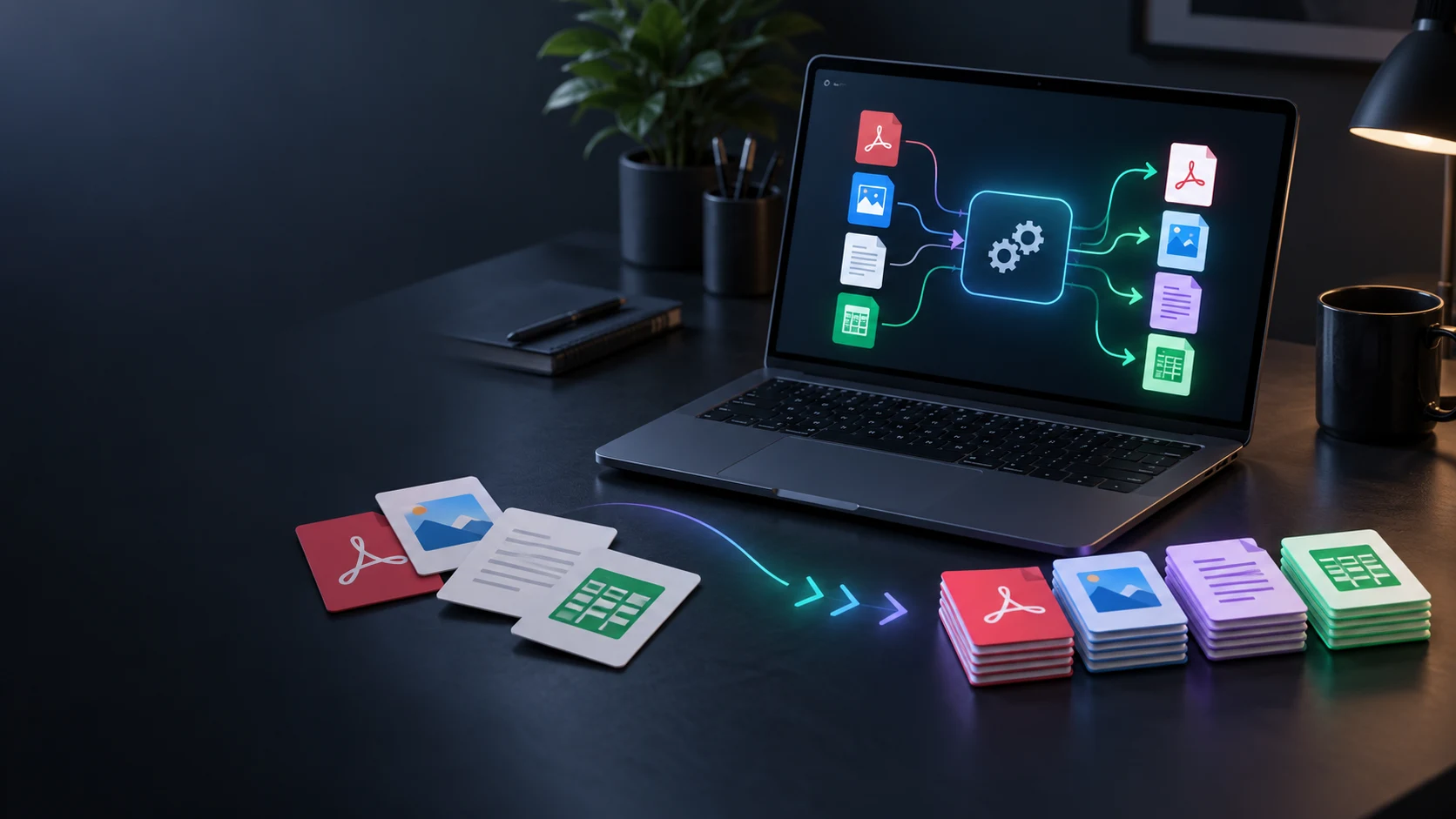 File Converter illustration of compatible local file conversion